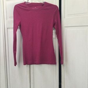 Banana Republic NWT Magenta Cotton Ling Sleeve- XS